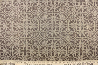  This jacquard fabric features a large-scale floral design in shades of brown.  It is great for home decor such as multi-purpose upholstery, window treatments, pillows, duvet covers, tote bags and more.  It has a soft workable feel yet is stable and durable.