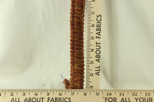 Touch of Mauve Gold Brush Trim 1"