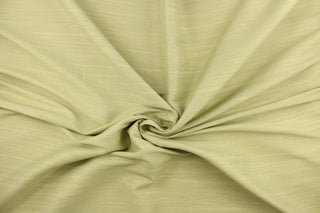 This multi-purpose mock linen in spring green would be great for home decor, window treatments, pillows, duvet covers, tote bags and more.  We offer this fabric in other colors.