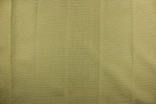 Load image into Gallery viewer, This medium weight, multi-purpose fabric in green and brown is durable and stain resistant which makes it great for home decor such as multi purpose upholstery, window treatments, pillows, duvet covers, tote bags and more! 
