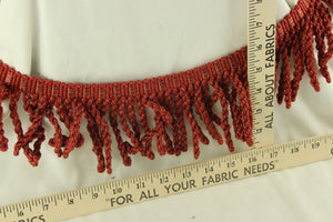 Very Berry Red Fringe 4"