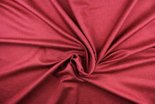 Load image into Gallery viewer, This textured semi sheer fabric in cardinal red has a slight shimmer and is perfect for curtains, swags, window scarfs and drapery panels.  We offer Mariposa in several different colors.
