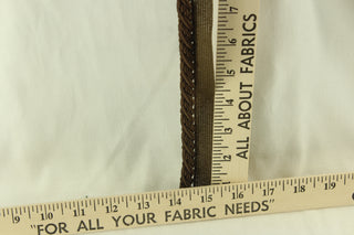 Twisted Lip Cord Trim - 3/8" in Chestnut Brown