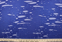 Load image into Gallery viewer, This stretch lycra blend fabric in iridescent blue.
