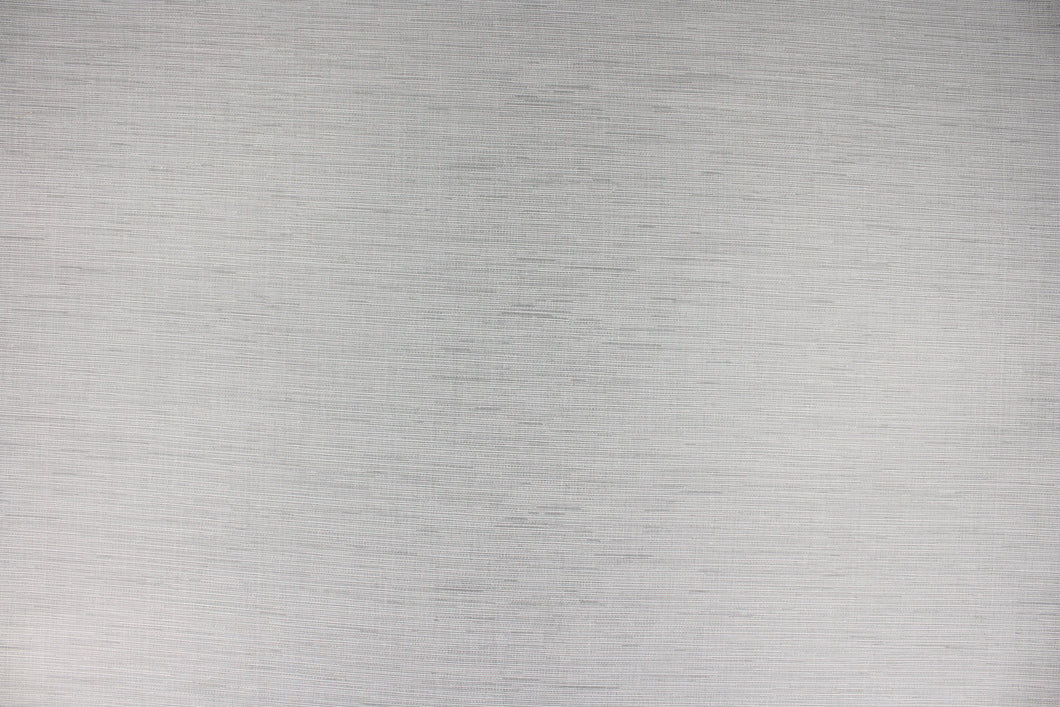 This multi-purpose mock linen in sterling silver with gray tones has a classic raw silk look and is suitable for draperies, curtains, cornice boards and headboards.  We offer this fabric in other colors.