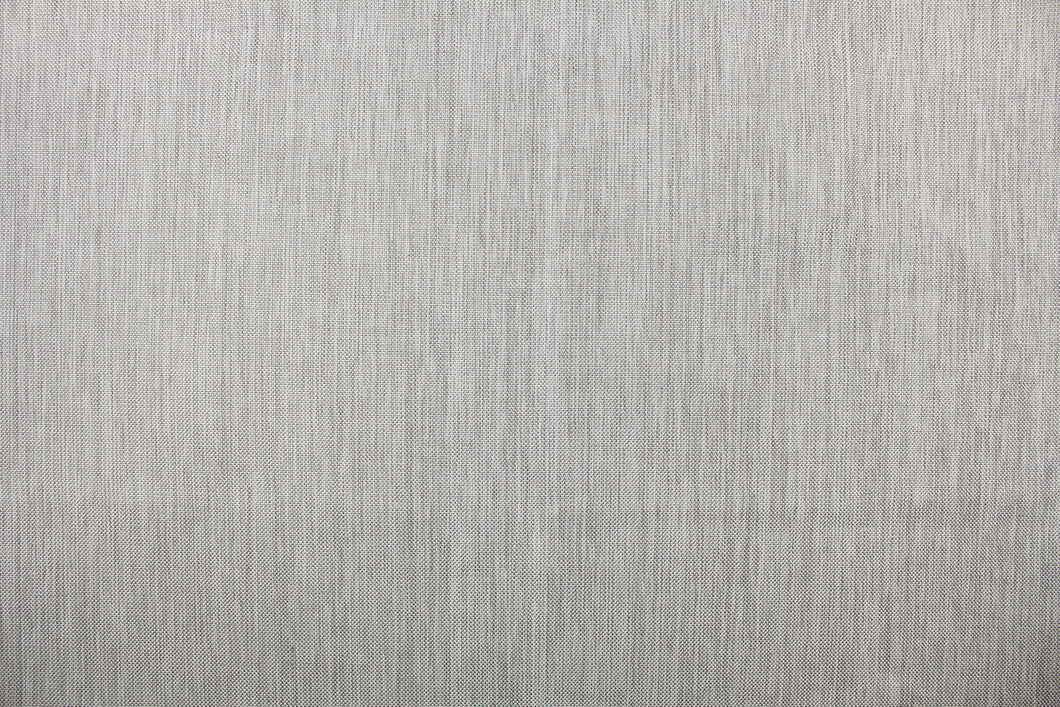 A mock linen in a beautiful pale gray with undertones of beige and white with a latex backing .