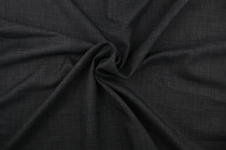 A mock linen in a beautiful black with hints of gray.