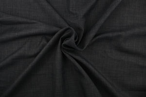 A mock linen in a beautiful black with hints of gray.