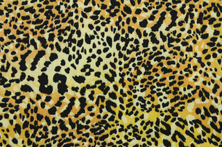This fabric features an animal print design in brown, black and tan.  The multi use fabric is perfect for window treatments, decorative pillows, custom cushions, bedding, light duty upholstery applications and almost any craft project.  It has a soft workable feel yet is stable and durable.  