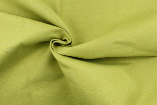 A mock linen in a lime green with a latex backing .