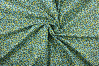  Pansy Petals is a beautiful floral design in the colors of gold, blue, gray and white.  The multi use fabric is perfect for window treatments, decorative pillows, custom cushions, bedding, light duty upholstery applications and almost any craft project.  It has a soft workable feel yet is stable and durable.  We offer this design in several different colors.