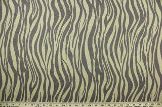  This fabric features striated stripes in taupe and brown.  The multi use fabric is perfect for window treatments, decorative pillows, custom cushions, bedding, light duty upholstery applications and almost any craft project.  It has a soft workable feel yet is stable and durable.  