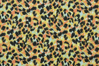 Pansy Petals is a beautiful floral design in the colors of coral, light aqua, golden yellow and black.  The multi use fabric is perfect for window treatments, decorative pillows, custom cushions, bedding, light duty upholstery applications and almost any craft project.  It has a soft workable feel yet is stable and durable.  We offer this design in several different colors.