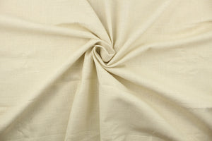 A linen fabric in a solid true linen color.