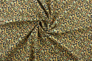 Pansy Petals is a beautiful floral design in the colors of coral, light aqua, golden yellow and black.  The multi use fabric is perfect for window treatments, decorative pillows, custom cushions, bedding, light duty upholstery applications and almost any craft project.  It has a soft workable feel yet is stable and durable.  We offer this design in several different colors.