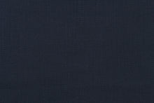Load image into Gallery viewer,  A linen blend fabric in a solid dark blue.
