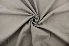 Load image into Gallery viewer, A mock linen in a true gray with a tricot backing. 
