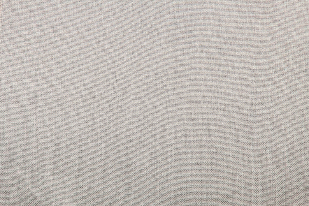 A mock linen in a light gray with a slight shine.