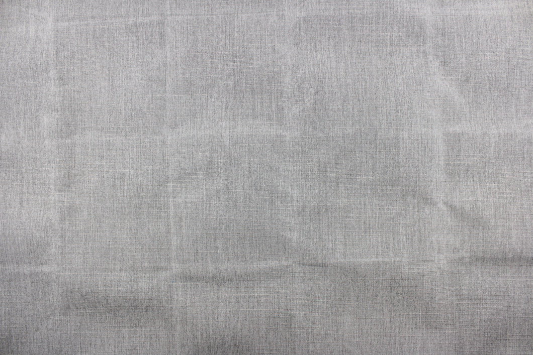  A fabric in light gray great for umbrellas, outdoor upholstery and more.