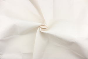  A solid creamy white fabric great for umbrellas, outdoor upholstery and more. 