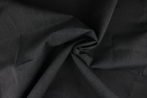 A solid dark gray fabric great for umbrellas, outdoor upholstery and more. 