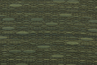 Cumphill is a contemporary/modern fabric in the colors of dark green, dark brown an light gold.  It offers beautiful design, style and color to any space in your home.  It has a soft workable feel and is perfect for window treatments (draperies, valances, curtains, and swags), bed skirts, duvet covers, pillow shams and accent pillows.  