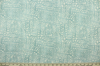 Jumbled is a semi sheer geometrical pattern in blue on a white background.  It can be used for several different statement projects including window accents (drapery, curtains and swags), toss pillows, bed skirts, handbags and duvet covers.  It has a soft workable feel yet is stable and durable.  