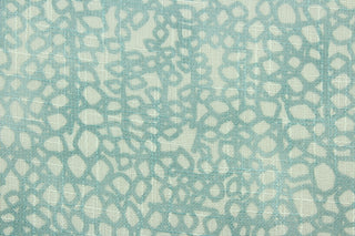 Jumbled is a semi sheer geometrical pattern in blue on a white background.  It can be used for several different statement projects including window accents (drapery, curtains and swags), toss pillows, bed skirts, handbags and duvet covers.  It has a soft workable feel yet is stable and durable.  