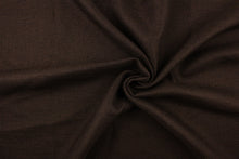 Load image into Gallery viewer, Mock linen in solid rich brown.
