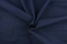Load image into Gallery viewer, Twill fabric in solid denim navy 
