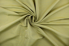 Load image into Gallery viewer, A mock linen in lime green with hints of blue and gold.
