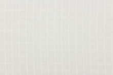 Load image into Gallery viewer, This sheer fabric features a checker design in a off white .
