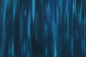 This fabric in shades of blue and teal with accents of black blend together to create a beautiful color palette.  It has a nice soft hand and would be great for  quilting, crafting and home decor.  