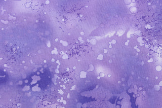 This fabric features ferns with a distressed look that enhances the design.  Colors included are various shades of violet with hints of white.  It has a nice soft hand and would be great for quilting, crafting and home decor.  