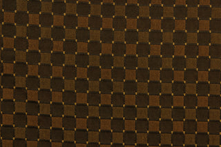  Balanced is a multi use fabric featuring a square pattern in copper and brown.  It is durable and hard wearing and would be great for multi-purpose upholstery, bedding, accent pillows and drapery.  We offer this pattern in two other colors.