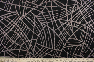 This 4 way stretch lycra blend fabric in black with rose gold sparkle accents is durable and breathable and will allow movements of the body. Uses include dance and sports wear, leotards and dresses.  We offer several different lycra fabrics.   