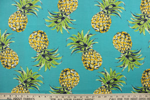 pineapple print fabric