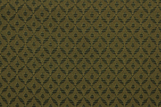 Sequenced is a multi use fabric featuring a diamond pattern in light brown on a textured dark brown background.  It is durable and hard wearing and would be great for multi-purpose upholstery, bedding, accent pillows and drapery.  