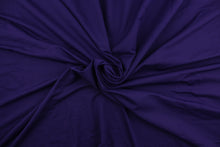 Load image into Gallery viewer,  A 8 way stretch jersey lycra in a solid rich purple . 
