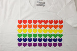Rainbow Hearts Pride T-Shirt