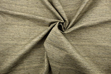 Load image into Gallery viewer, Mock linen in taupe with hints of black, gray, and white  with a latex backing.
