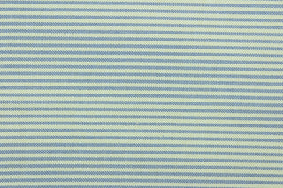 This fabric features blue stripes on a white background.  It can be used for several different statement projects including window accents (drapery, curtains and swags), decorative pillows, hand bags, bed skirts, duvet covers, light duty upholstery and craft projects.  It has a soft workable feel yet is stable and durable.  