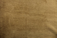 Load image into Gallery viewer, This fabric features chenille in rich golden tan .
