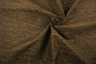  Mock linen in dark brown with hints of gold and brown with a latex backing.