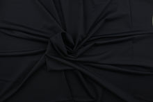 Load image into Gallery viewer, An 8 way lycra  fabric in a solid black 
