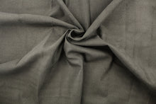 Load image into Gallery viewer, This fabric features a thin chevron design in gray and brown .
