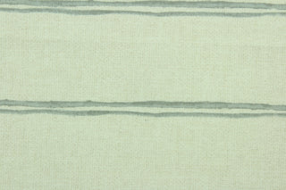 Braxton features a striped design in cement gray on an ivory background.  It can be used for several different statement projects including window accents (drapery, curtains and swags), decorative pillows, hand bags, bed skirts, duvet covers, light duty upholstery and craft projects.  It has a soft workable feel yet is stable and durable.  
