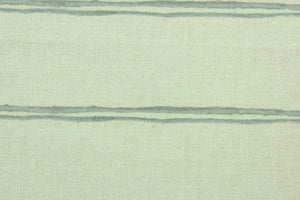 Braxton features a striped design in cement gray on an ivory background.  It can be used for several different statement projects including window accents (drapery, curtains and swags), decorative pillows, hand bags, bed skirts, duvet covers, light duty upholstery and craft projects.  It has a soft workable feel yet is stable and durable.  