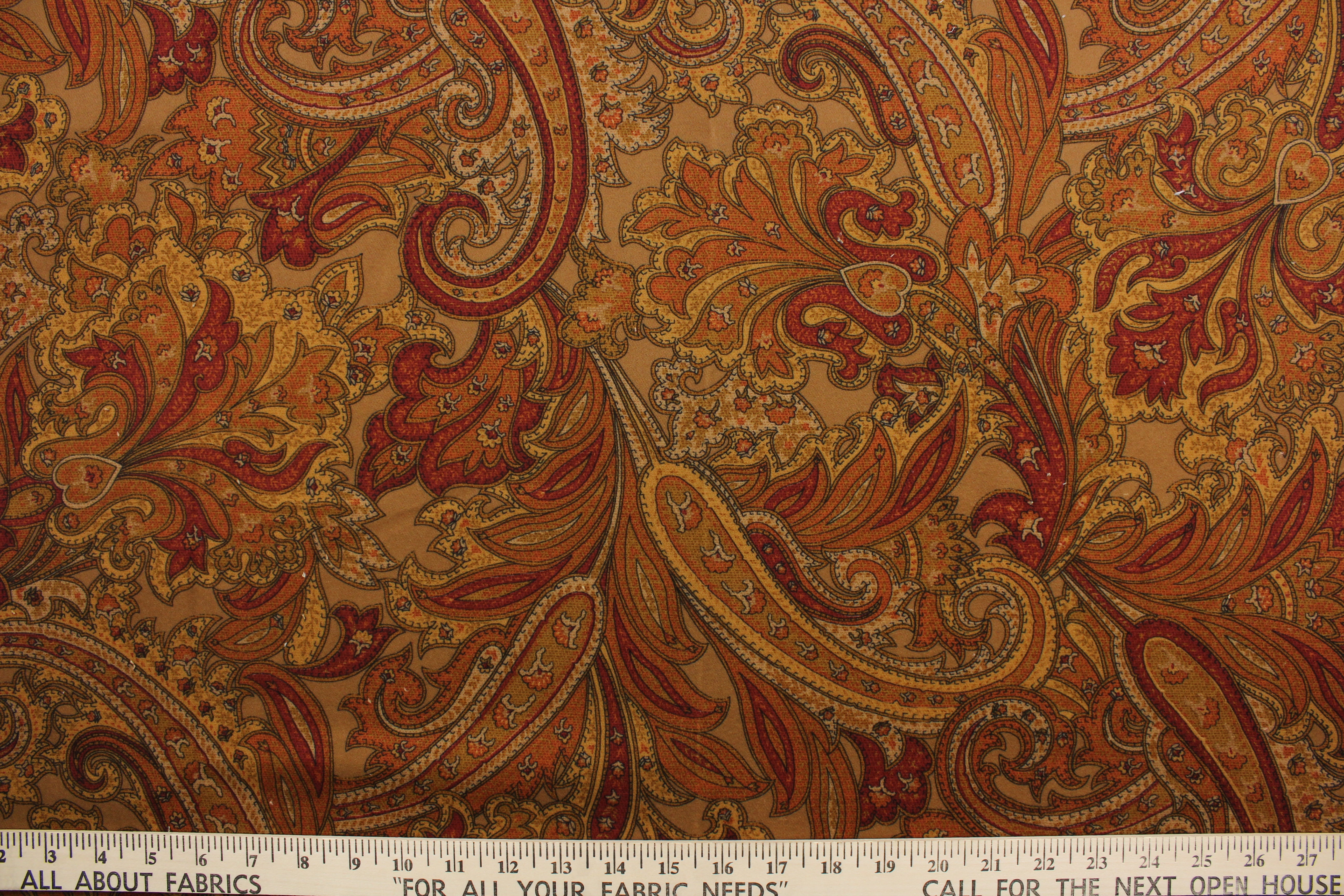 Brown Velvet Flower Fabric by the Yard Jacquard Velvet 