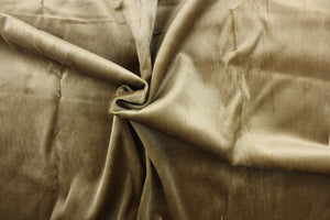  An upholstery velvet in a beautiful solid dull gold.